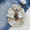 Lightweight Cotton-Linen Pet Shirt for Dogs and Cats