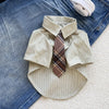 Lightweight Cotton-Linen Pet Shirt for Dogs and Cats