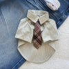 Lightweight Cotton-Linen Pet Shirt for Dogs and Cats