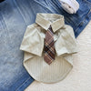 Lightweight Cotton-Linen Pet Shirt for Dogs and Cats