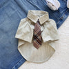 Lightweight Cotton-Linen Pet Shirt for Dogs and Cats