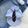 Lightweight Cotton-Linen Pet Shirt for Dogs and Cats
