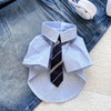 Lightweight Cotton-Linen Pet Shirt for Dogs and Cats