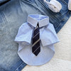 Lightweight Cotton-Linen Pet Shirt for Dogs and Cats