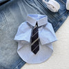Lightweight Cotton-Linen Pet Shirt for Dogs and Cats