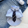 Lightweight Cotton-Linen Pet Shirt for Dogs and Cats