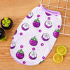 Fruit Print Polyester Pet Vest for Dogs and Cats