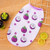 Fruit Print Polyester Pet Vest for Dogs and Cats