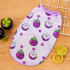 Fruit Print Polyester Pet Vest for Dogs and Cats