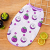 Fruit Print Polyester Pet Vest for Dogs and Cats