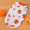 Fruit Print Polyester Pet Vest for Dogs and Cats