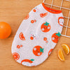 Fruit Print Polyester Pet Vest for Dogs and Cats