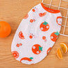 Fruit Print Polyester Pet Vest for Dogs and Cats