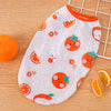 Fruit Print Polyester Pet Vest for Dogs and Cats