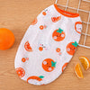 Fruit Print Polyester Pet Vest for Dogs and Cats
