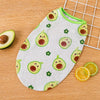 Fruit Print Polyester Pet Vest for Dogs and Cats