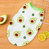 Fruit Print Polyester Pet Vest for Dogs and Cats