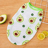 Fruit Print Polyester Pet Vest for Dogs and Cats