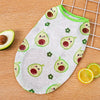 Fruit Print Polyester Pet Vest for Dogs and Cats