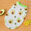 Fruit Print Polyester Pet Vest for Dogs and Cats