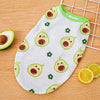 Fruit Print Polyester Pet Vest for Dogs and Cats