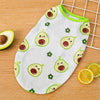 Fruit Print Polyester Pet Vest for Dogs and Cats