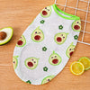 Fruit Print Polyester Pet Vest for Dogs and Cats