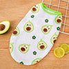 Fruit Print Polyester Pet Vest for Dogs and Cats