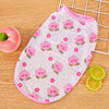 Fruit Print Polyester Pet Vest for Dogs and Cats