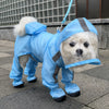 Waterproof Full-Coverage Raincoat for Small Dogs