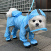 Waterproof Full-Coverage Raincoat for Small Dogs