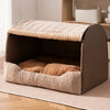 Enclosed Cat & Dog Bed with Removable, Washable Cushion