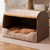 Enclosed Cat & Dog Bed with Removable, Washable Cushion