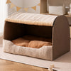Enclosed Cat & Dog Bed with Removable, Washable Cushion