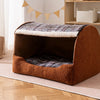 Enclosed Cat & Dog Bed with Removable, Washable Cushion