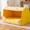 Enclosed Cat & Dog Bed with Removable, Washable Cushion