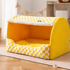 Enclosed Cat & Dog Bed with Removable, Washable Cushion