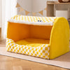 Enclosed Cat & Dog Bed with Removable, Washable Cushion