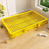 Dog Potty Training Tray with Grated Platform