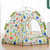 Semi-Enclosed Pet Tent Bed with Removable, Washable Cover