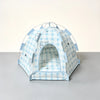 Semi-Enclosed Pet Tent Bed with Removable, Washable Cover