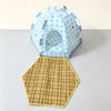 Semi-Enclosed Pet Tent Bed with Removable, Washable Cover