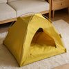 Semi-Enclosed Cat & Dog Tent Bed with Removable Washable Cushion