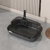 Large Low-Entry Cat Litter Box with Side Opening