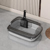Large Low-Entry Cat Litter Box with Side Opening