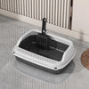 Large Low-Entry Cat Litter Box with Side Opening