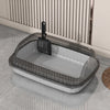 Large Low-Entry Cat Litter Box with Side Opening