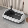 Large Low-Entry Cat Litter Box with Side Opening