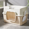 Extra-Large Enclosed Cat Litter Box for Large Cats