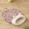 Semi-Enclosed Pet Tent Bed with Tunnel for Cats & Dogs